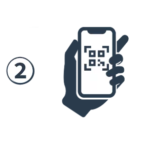 QRコードを読み取り、専用サイトにアクセスします。